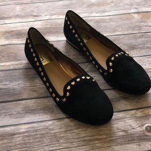 Dolce Vita loafers with gold trim